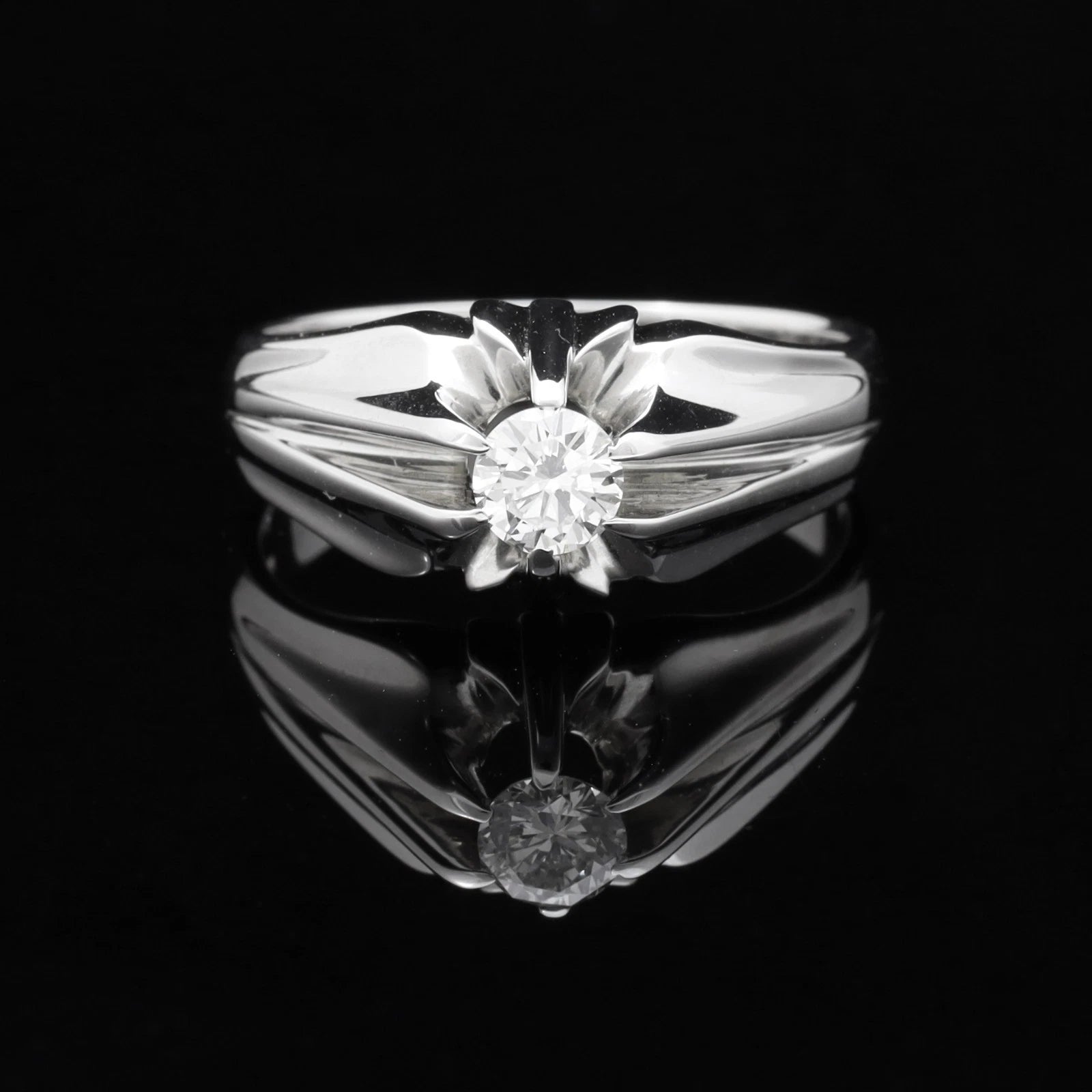 ANELLO SOLITARIO UOMO