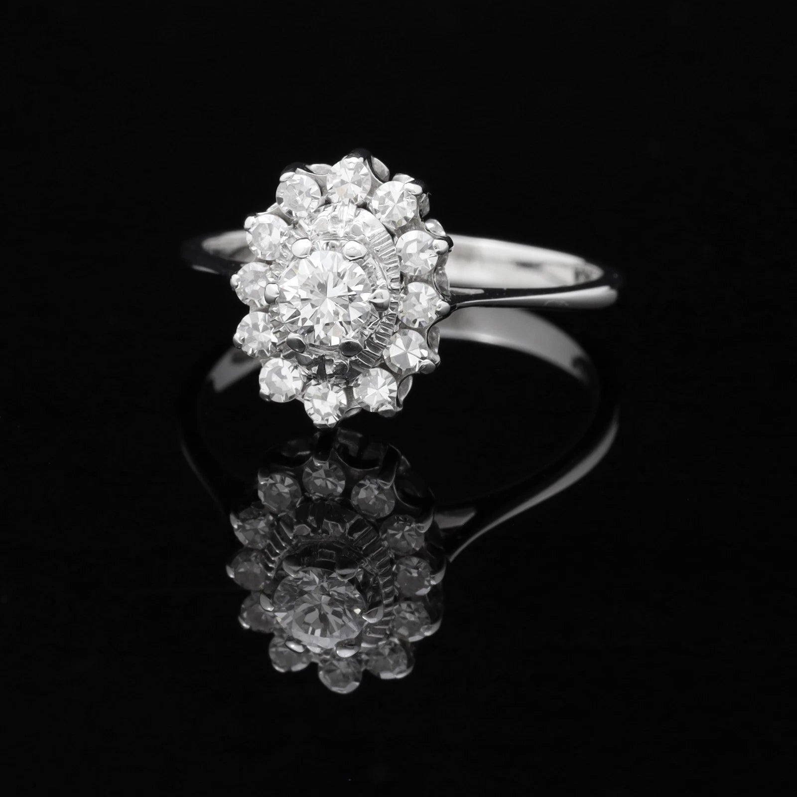 ANELLO SOLEIL IN ORO BIANCO