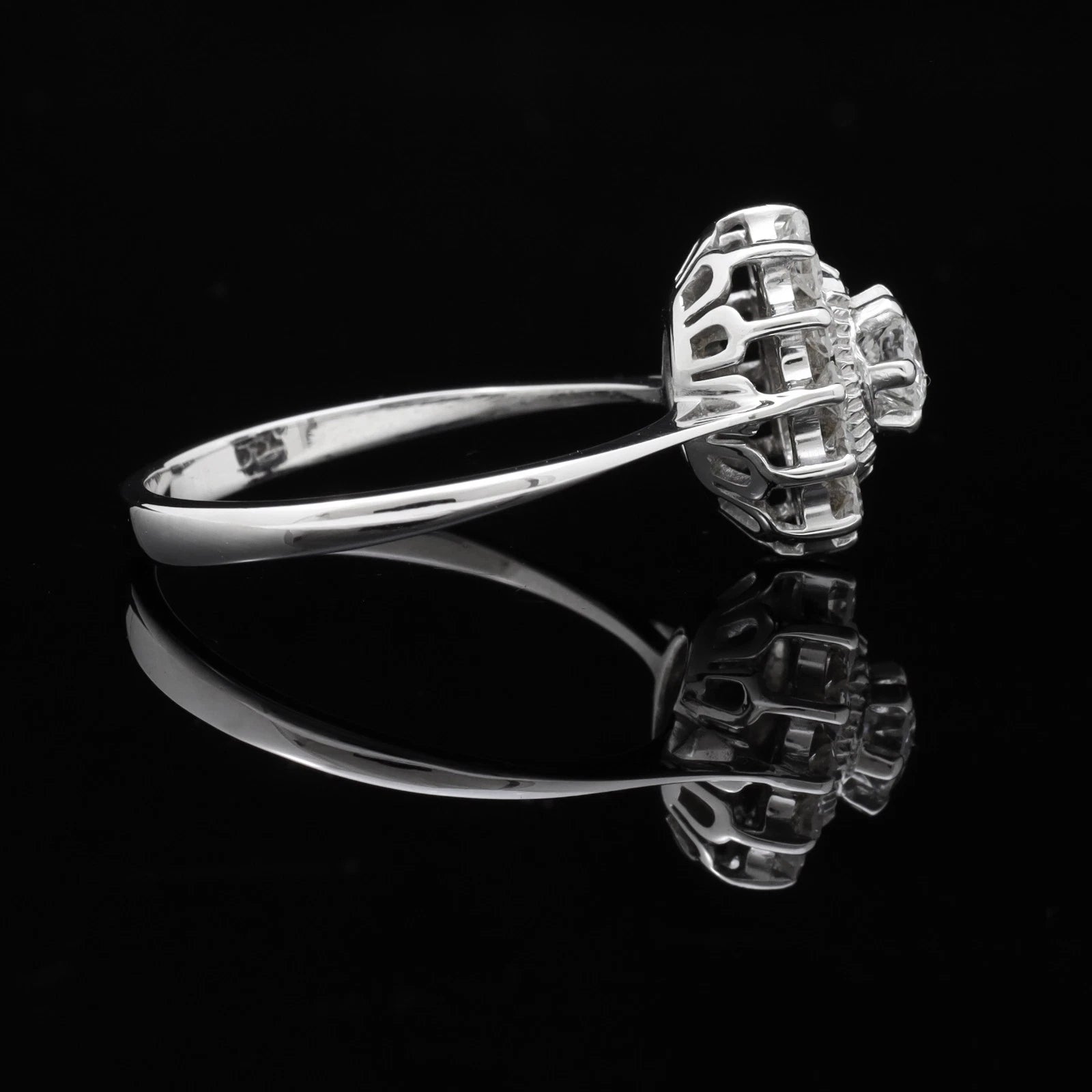 ANELLO SOLEIL IN ORO BIANCO