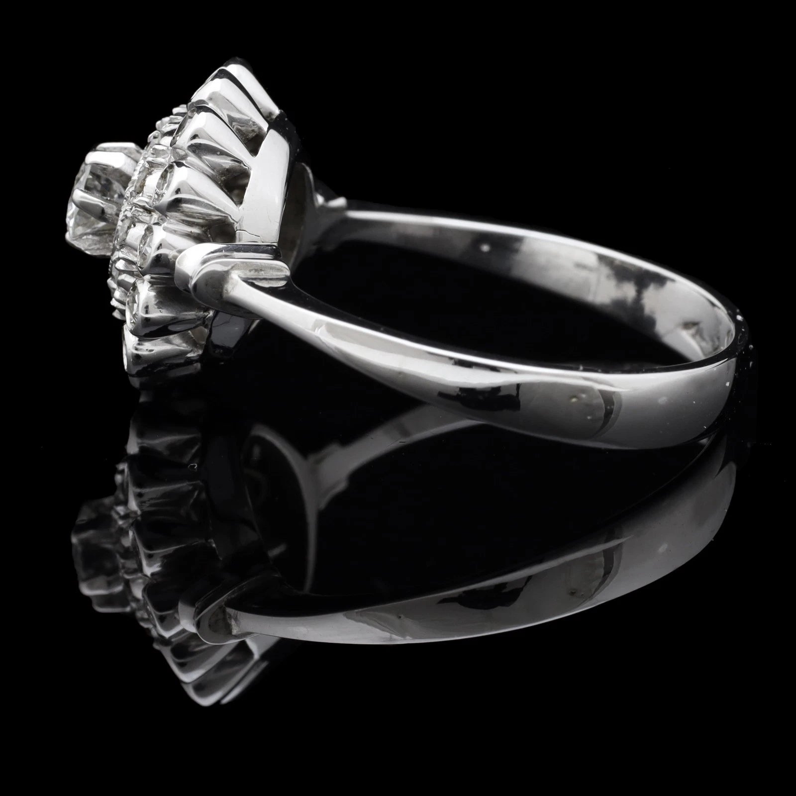 ANELLO VINTAGE IN ORO BIANCO 18 KT