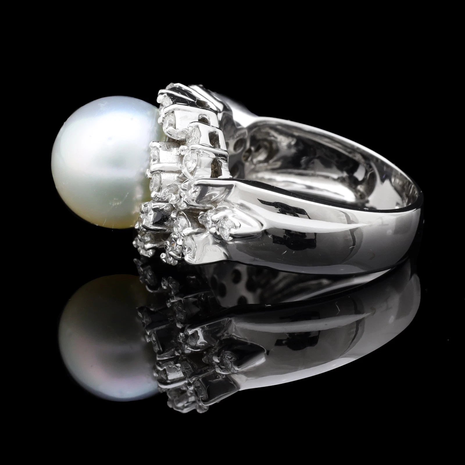 ANELLO IN ORO BIANCO 18KT