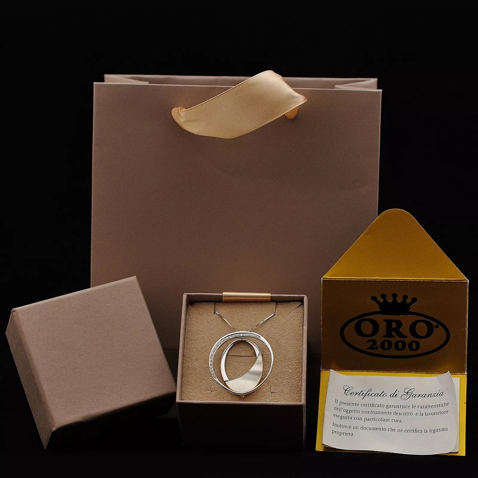 COMETE COLLANA IN ORO 18KT 750