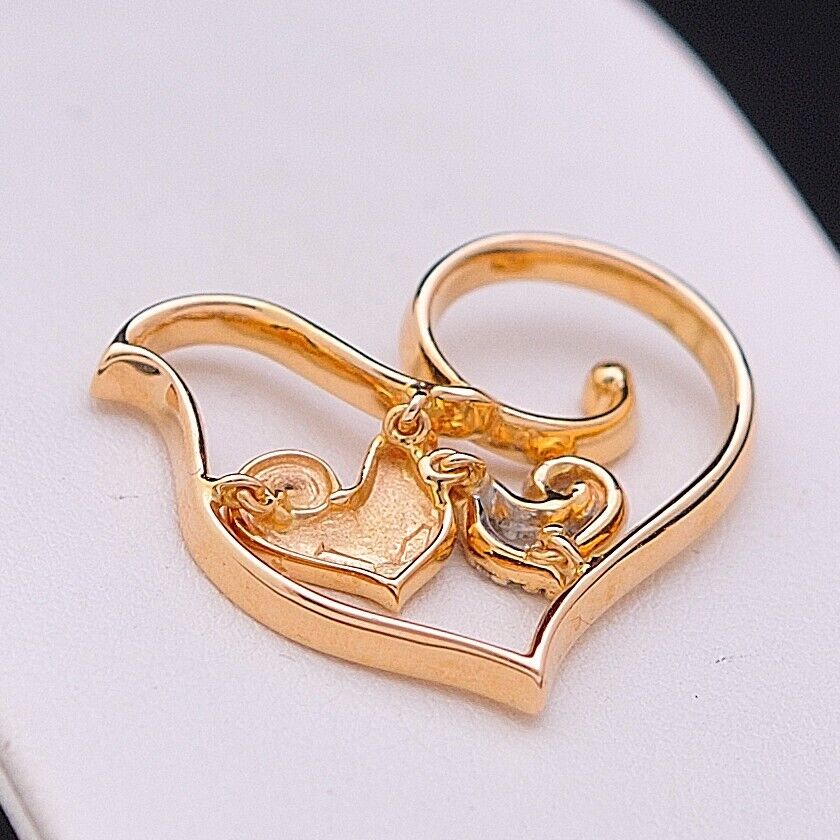 CIONDOLO CHANTECLER DIAMOUR IN ORO ROSA