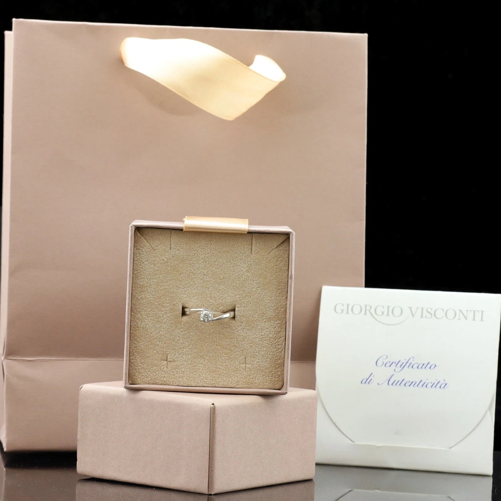 ANELLO SOLITARIO GIORGIO VISCONTI