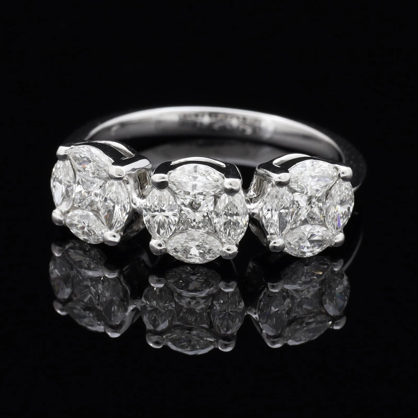 ANELLO PRINCESS TRILOGY ORO 18KT