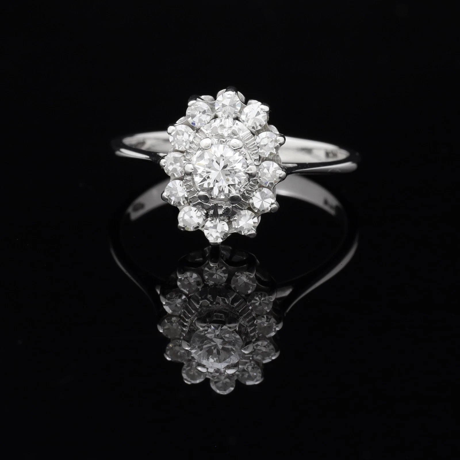 ANELLO SOLEIL IN ORO BIANCO