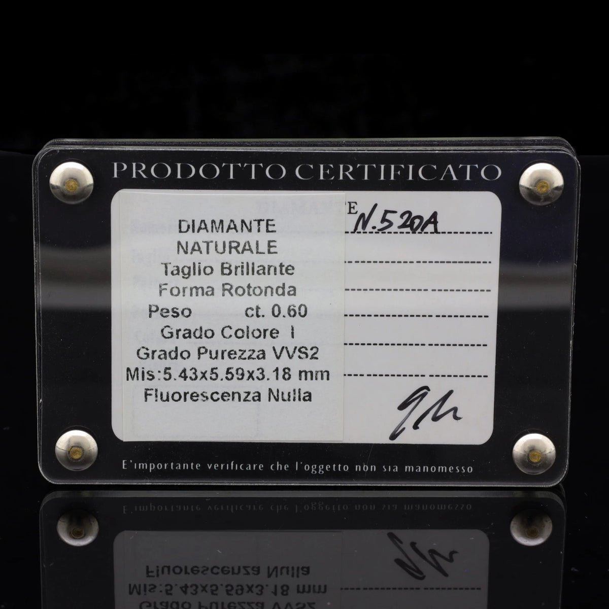 DIAMANTE BLISTERATO