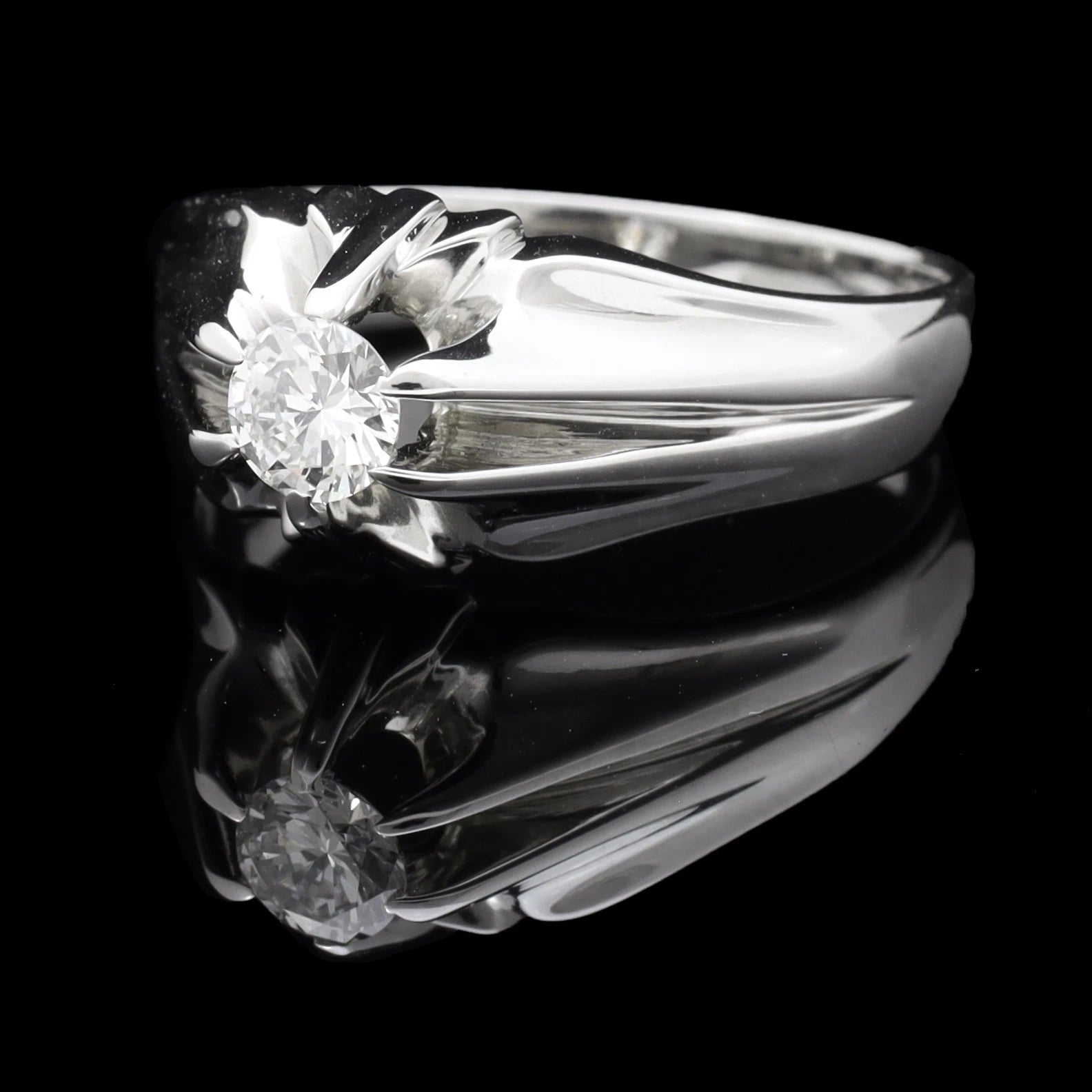 ANELLO SOLITARIO UOMO