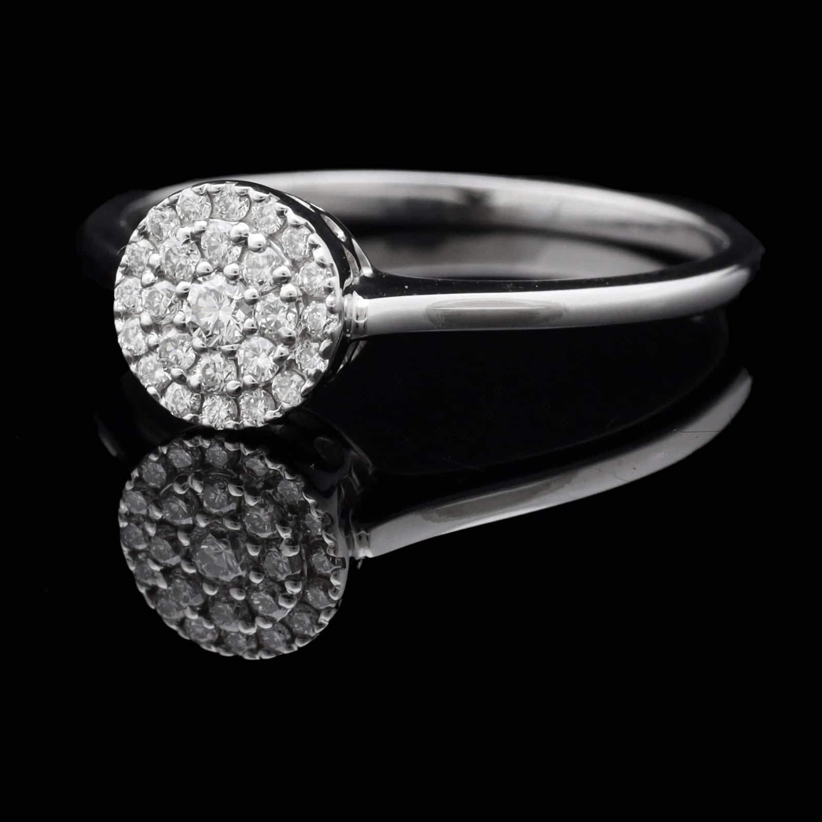 ANELLO IN ORO BIANCO 18KT