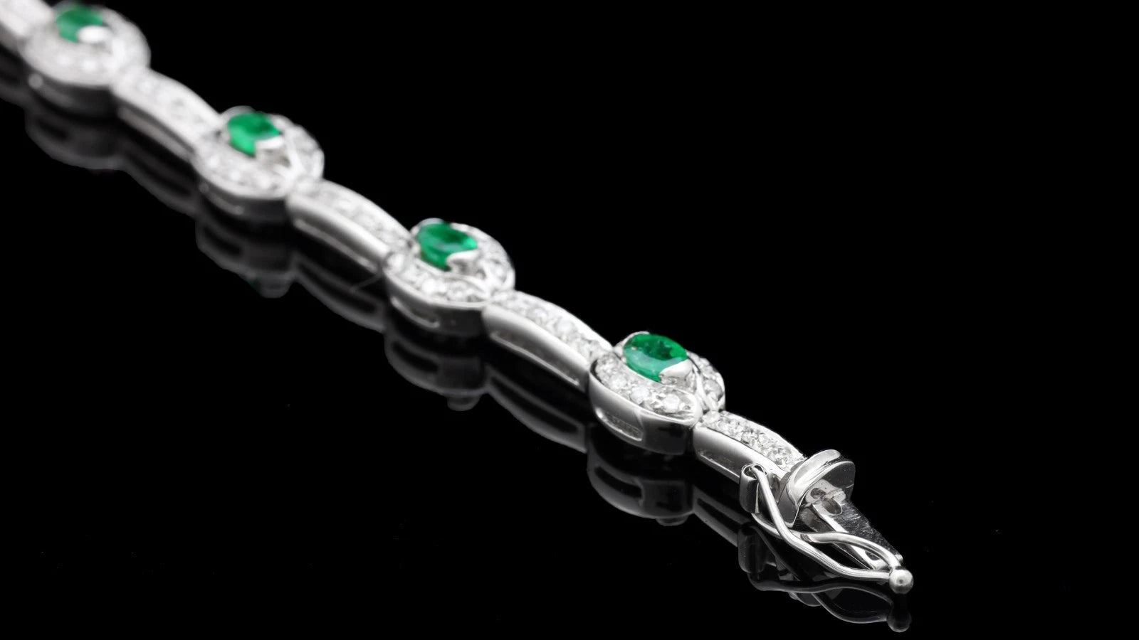 TENNIS BRACCIALE ORO BIANCO 18KT