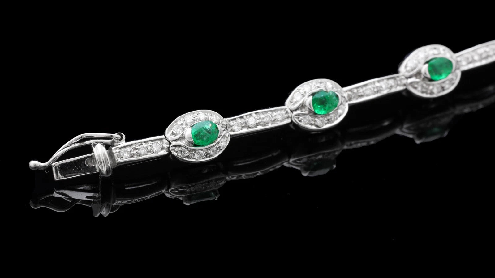 TENNIS BRACCIALE ORO BIANCO 18KT