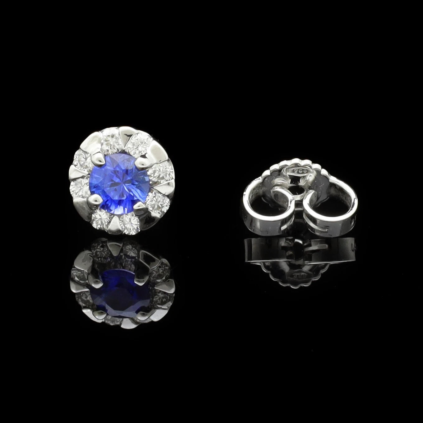 ORECCHINI BLUE HEART