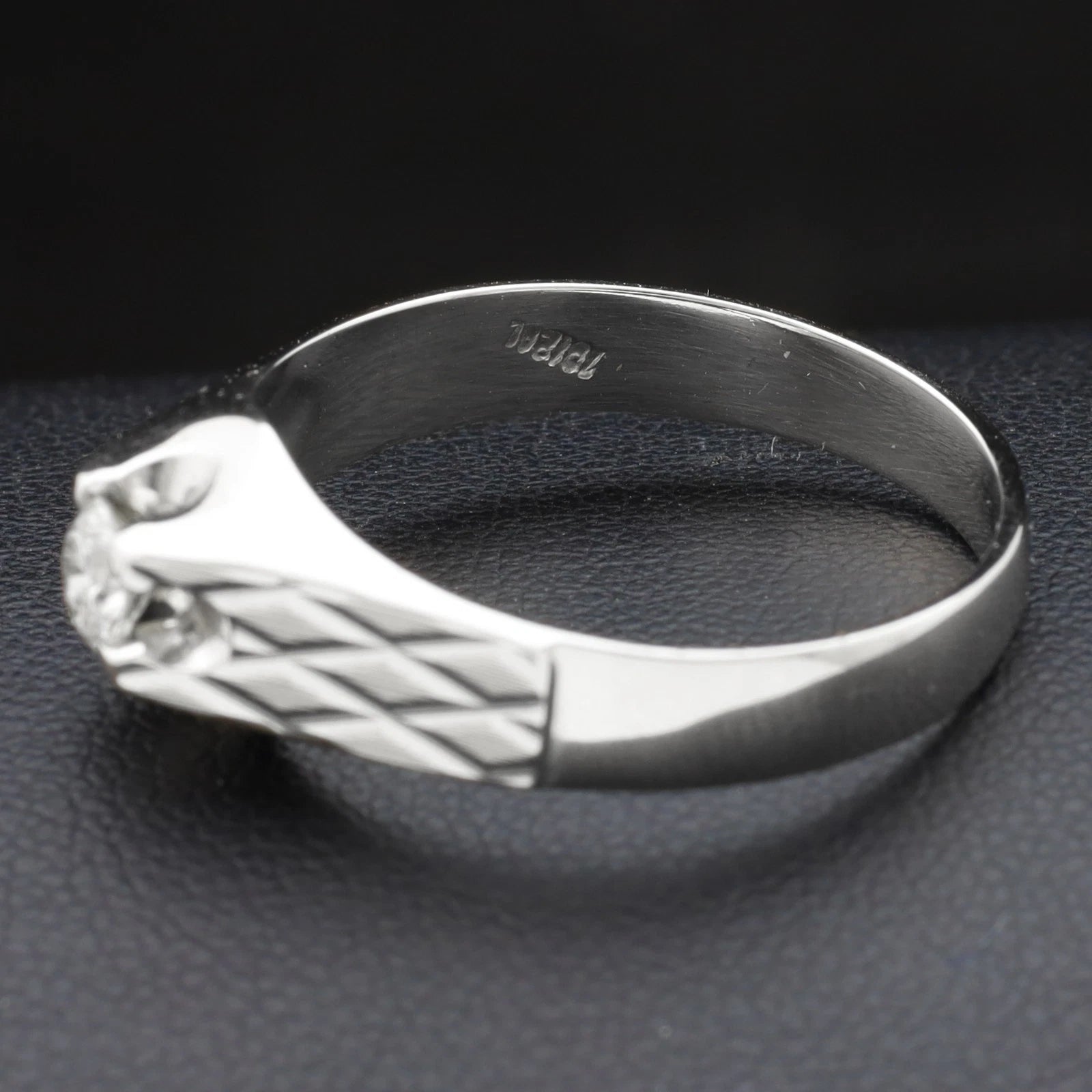 ANELLO SOLITARIO UOMO