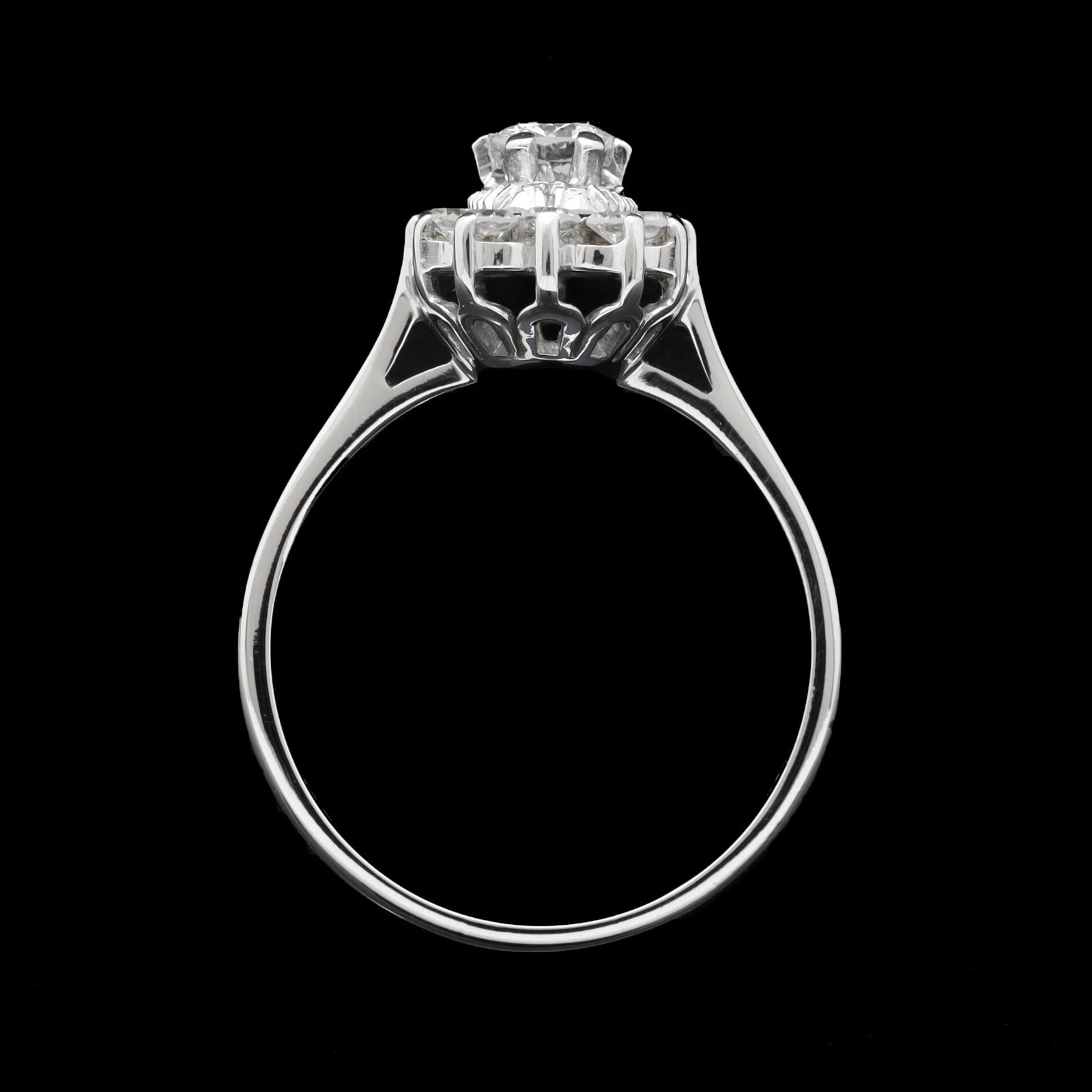 ANELLO SOLEIL IN ORO BIANCO