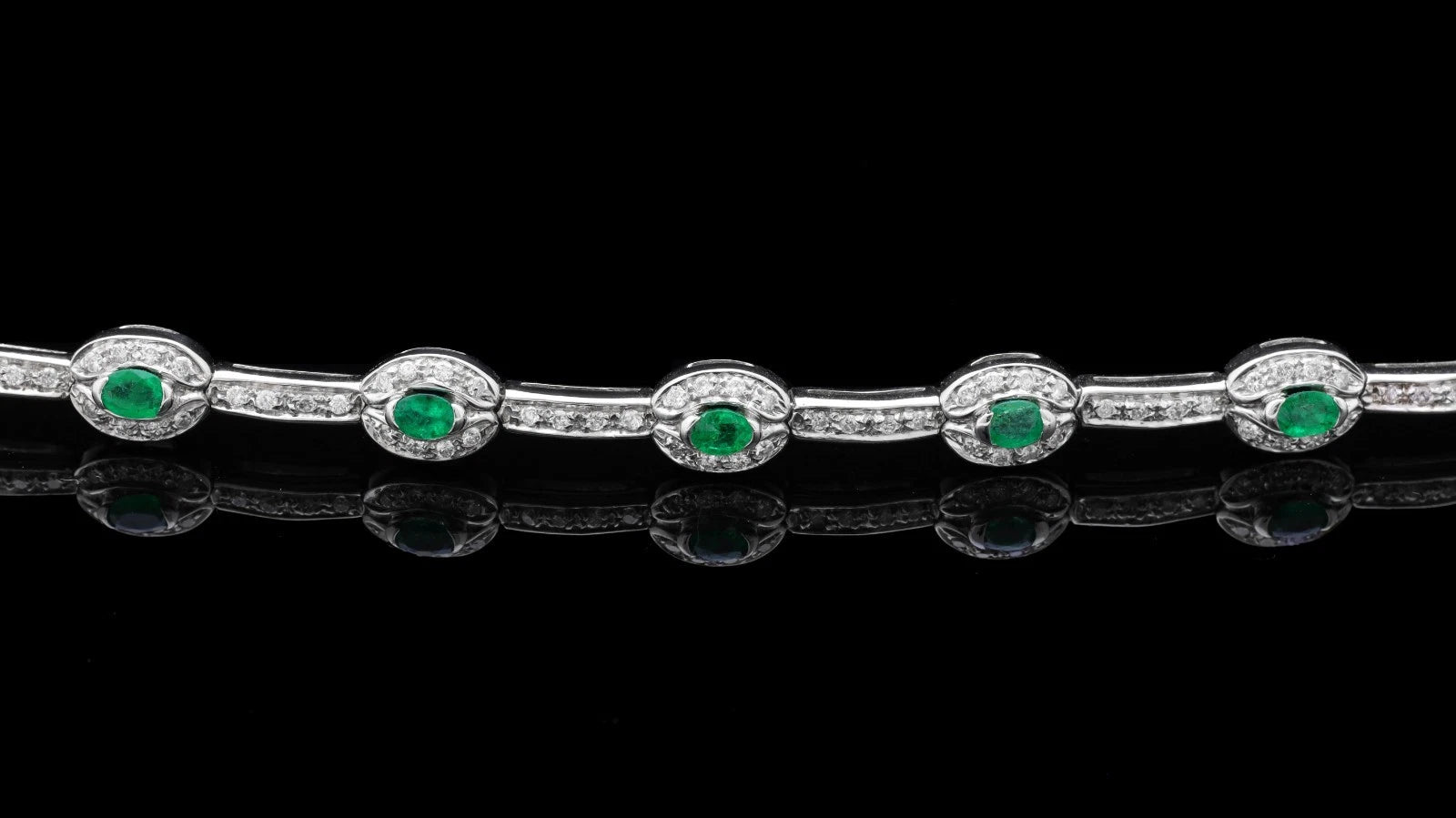 TENNIS BRACCIALE ORO BIANCO 18KT