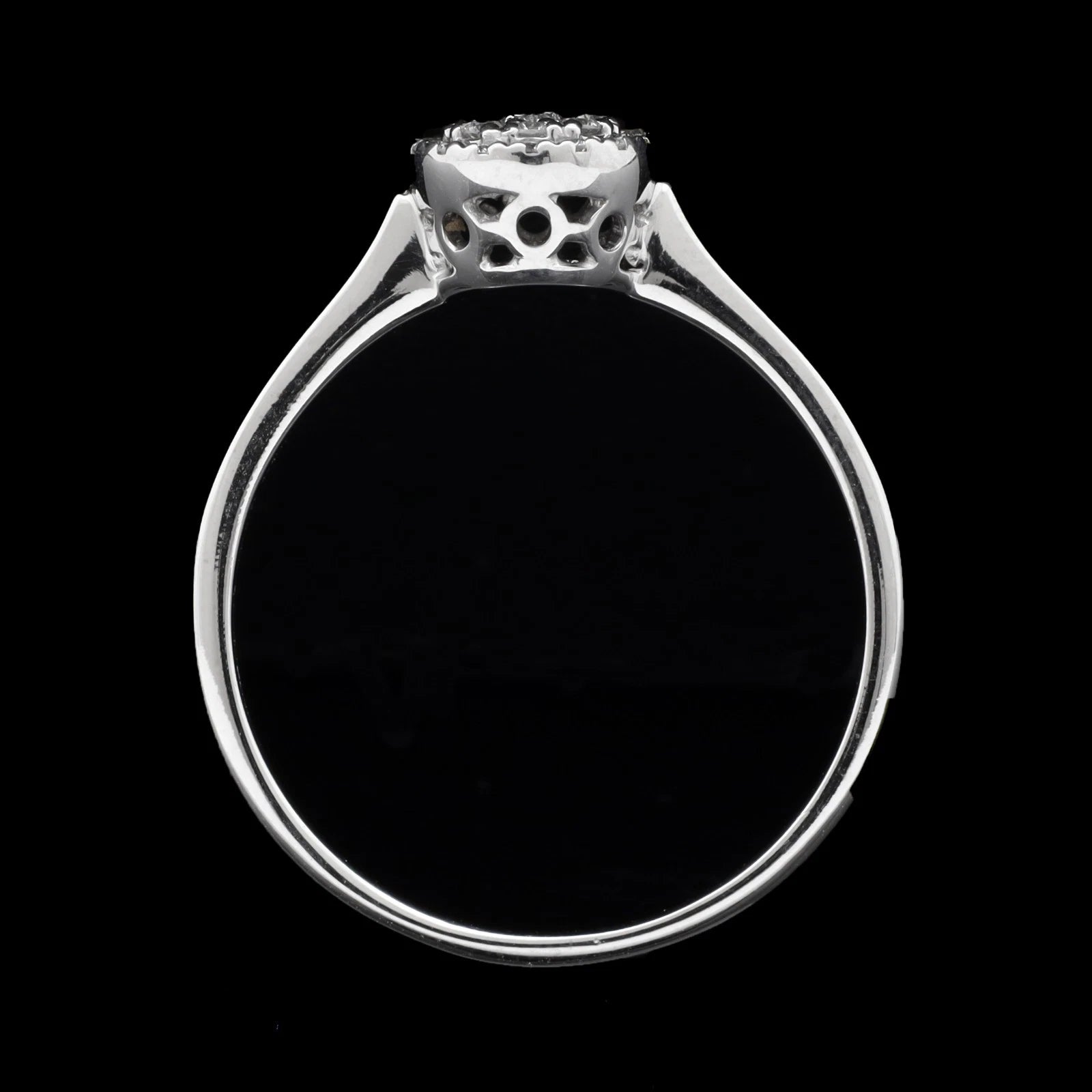 ANELLO IN ORO BIANCO 18KT