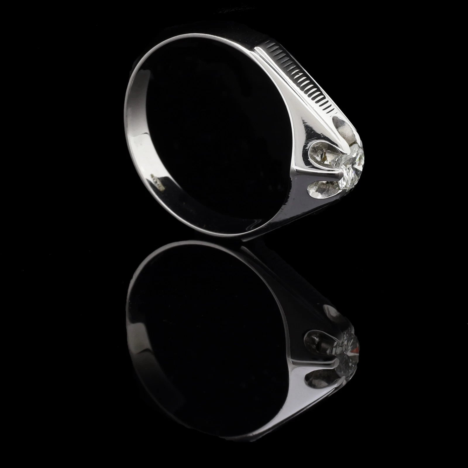 ANELLO SOLITARIO UOMO